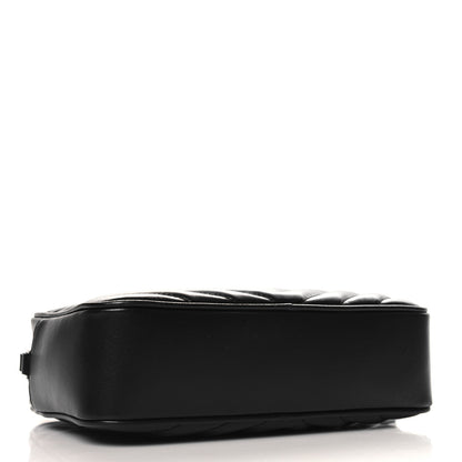 Saint Laurent Calfskin Matelasse Monogram Lou Camera Bag Black 4 of 10