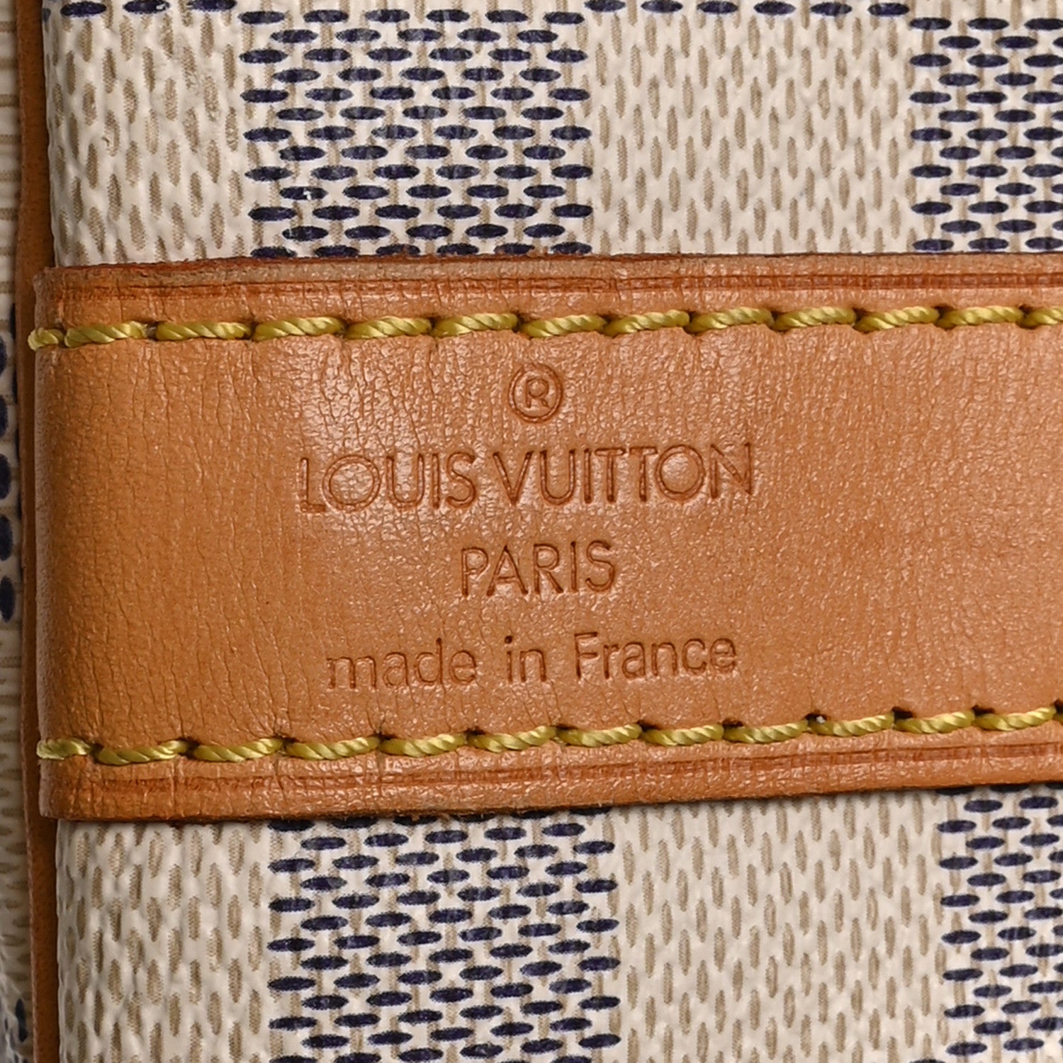 Louis Vuitton Damier Azur Keepall Bandouliere 55 5 of 10