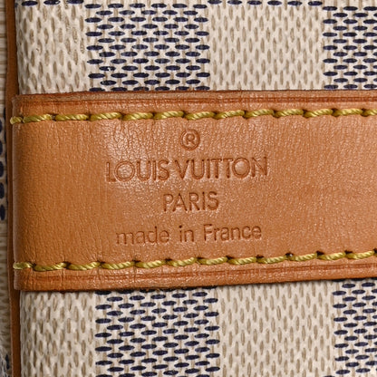 Louis Vuitton Damier Azur Keepall Bandouliere 55 5 of 10