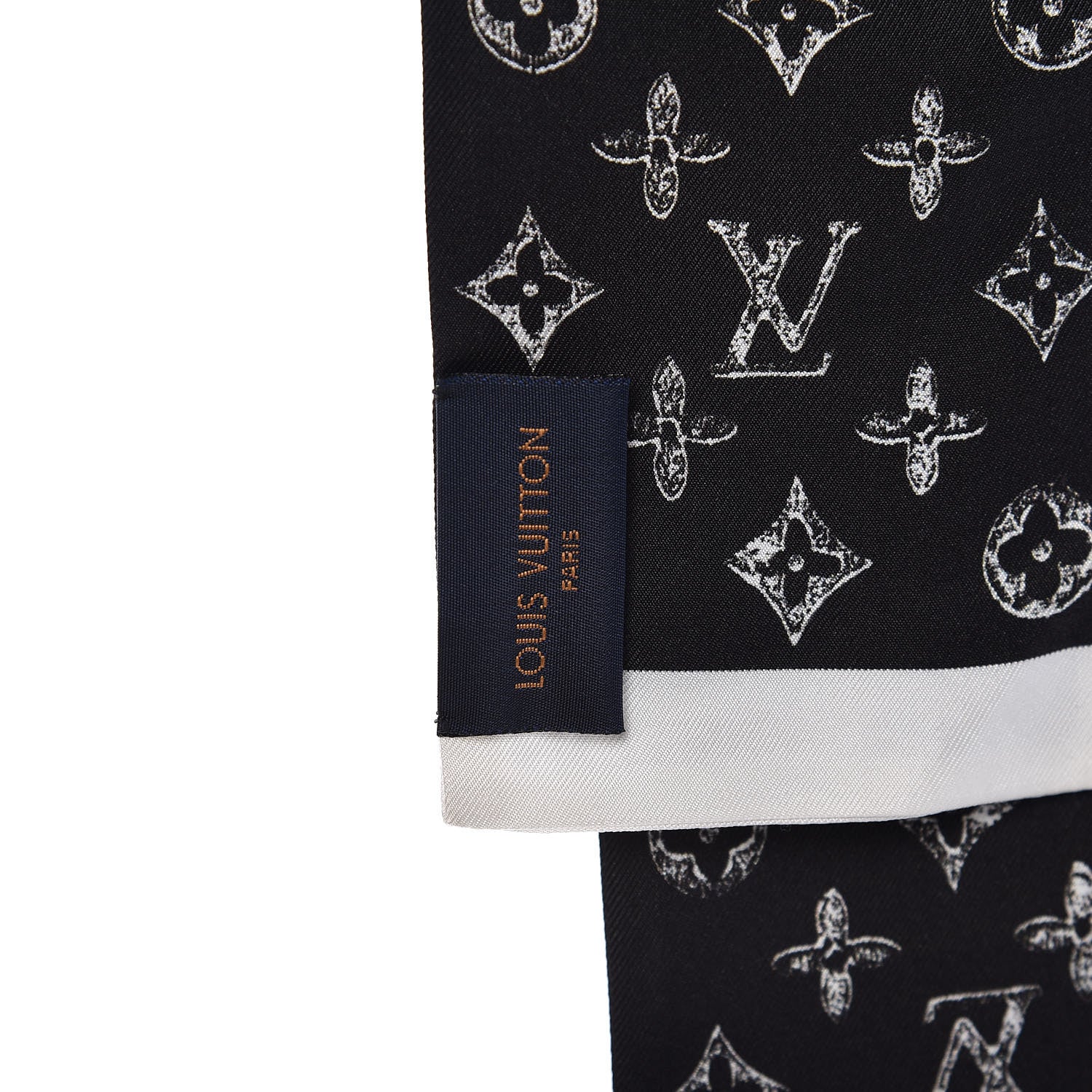 Louis Vuitton Silk Catogram Classic Bandeau Black 4 of 5