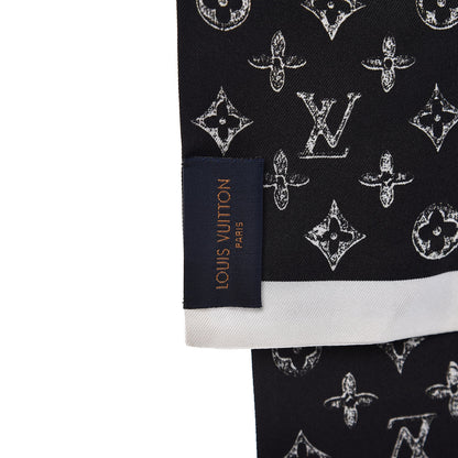 Louis Vuitton Silk Catogram Classic Bandeau Black 4 of 5
