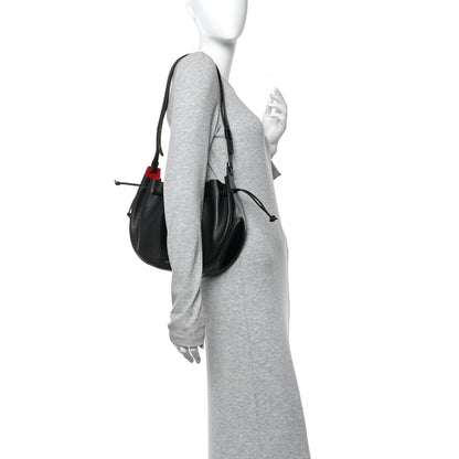 Mansur Gavriel Tumbled Calfskin Lilium Bag Black 2 of 9