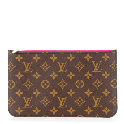Louis Vuitton Monogram Neverfull MM GM Pochette Pivoine 1 of 8