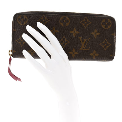 Louis Vuitton Monogram Clemence Wallet Fuchsia 2 of 8