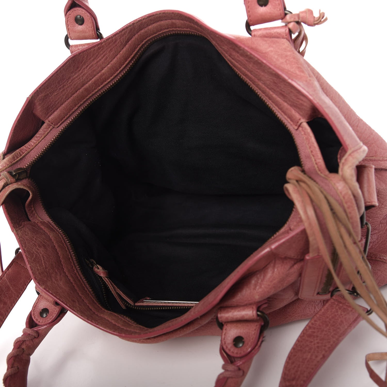 Balenciaga Agneau Classic Hardware City Rose Bruyere 5 of 9