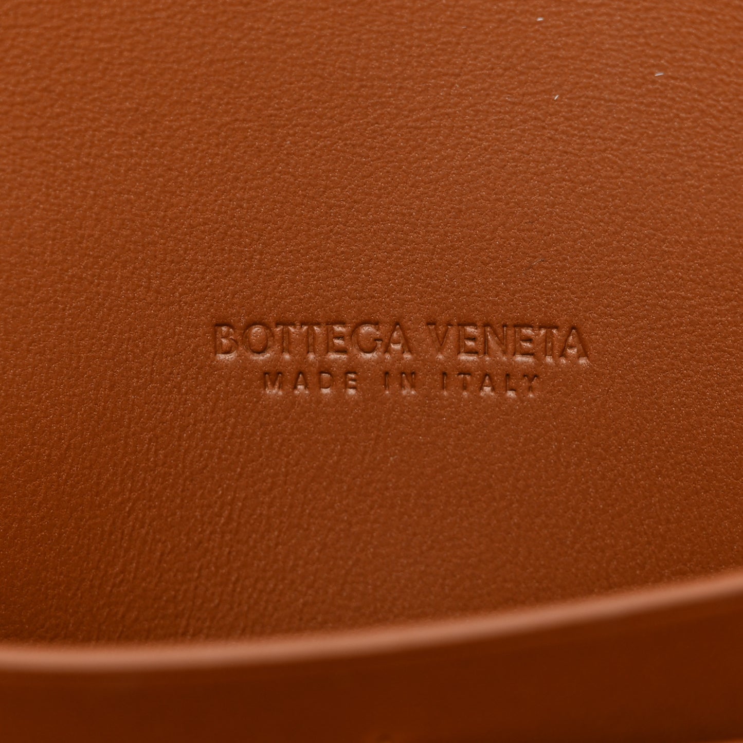 Suede Intrecciato Long Andiamo Top Handle Clutch Amber