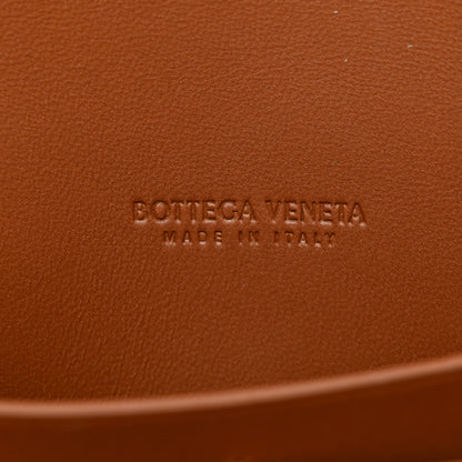 Bottega Veneta Suede Intrecciato Long Andiamo Top Handle Clutch Amber 6 of 7