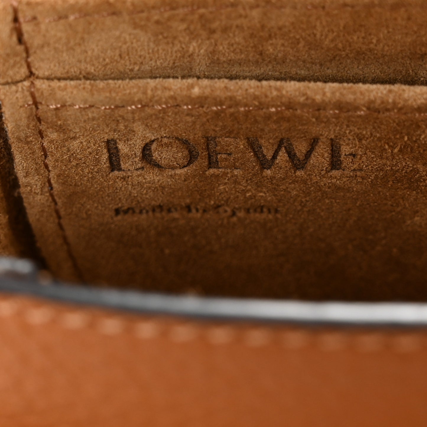 Grained Calfskin Mini Gate Crossbody Bag Caramel Pecan
