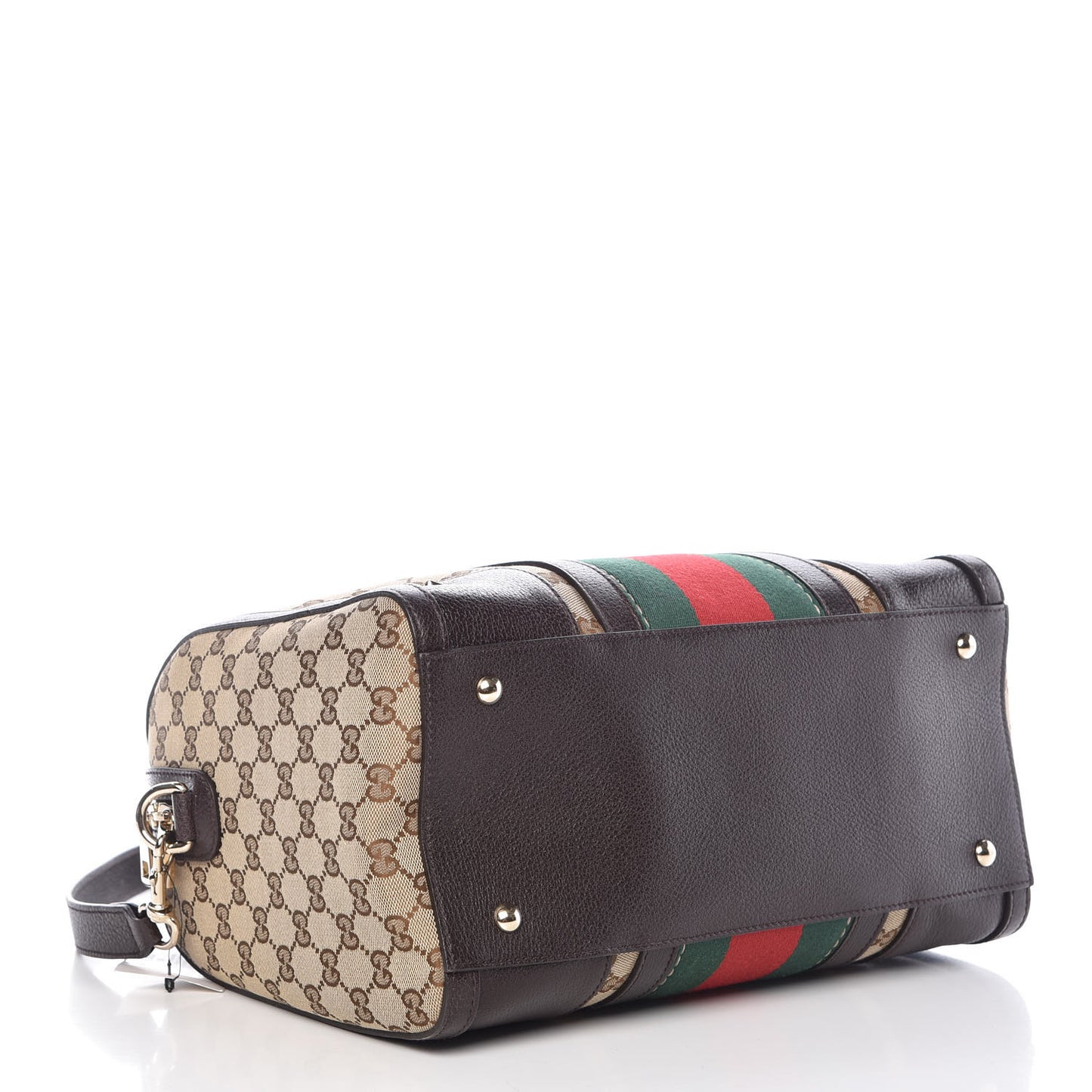 Monogram Vintage Web Medium Webby Bee Boston Dark Brown