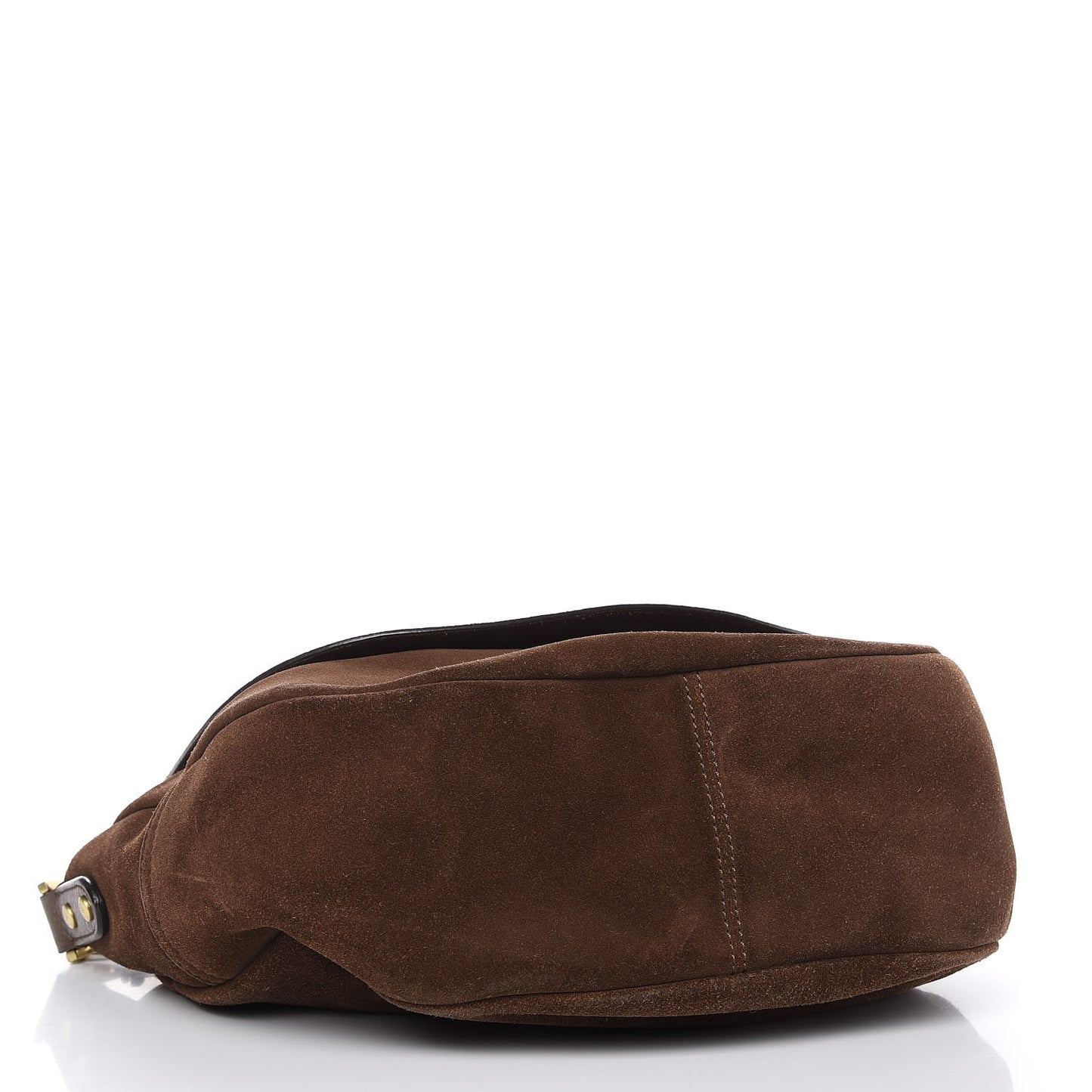 Suede Effie Satchel Brown