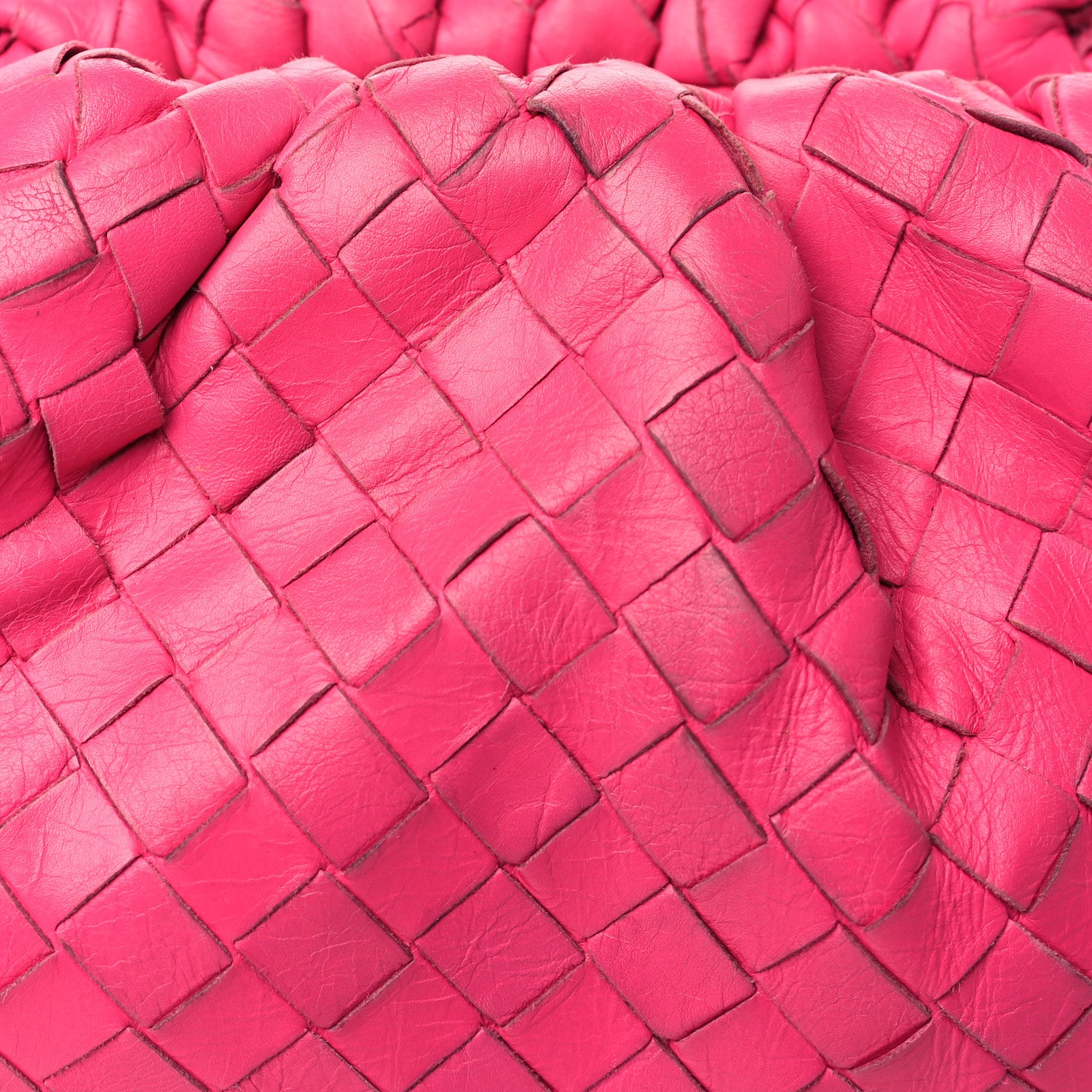 Bottega Veneta Nappa Intrecciato The Mini Pouch Rosa Shock 6 of 7