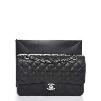 Chanel Caviar Quilted Medium Double Flap Black 9 of 9