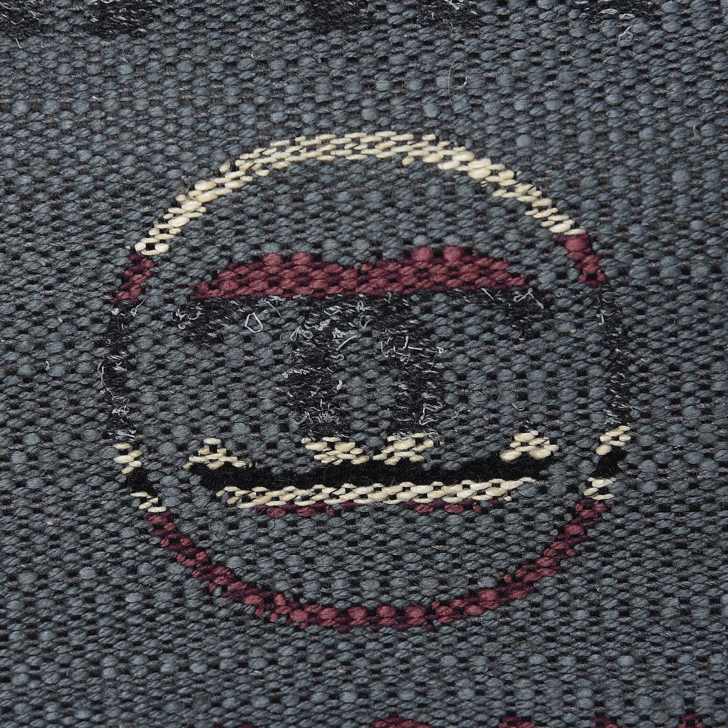 Chanel Striped Canvas Medium Deauville Tote Grey 12 of 12