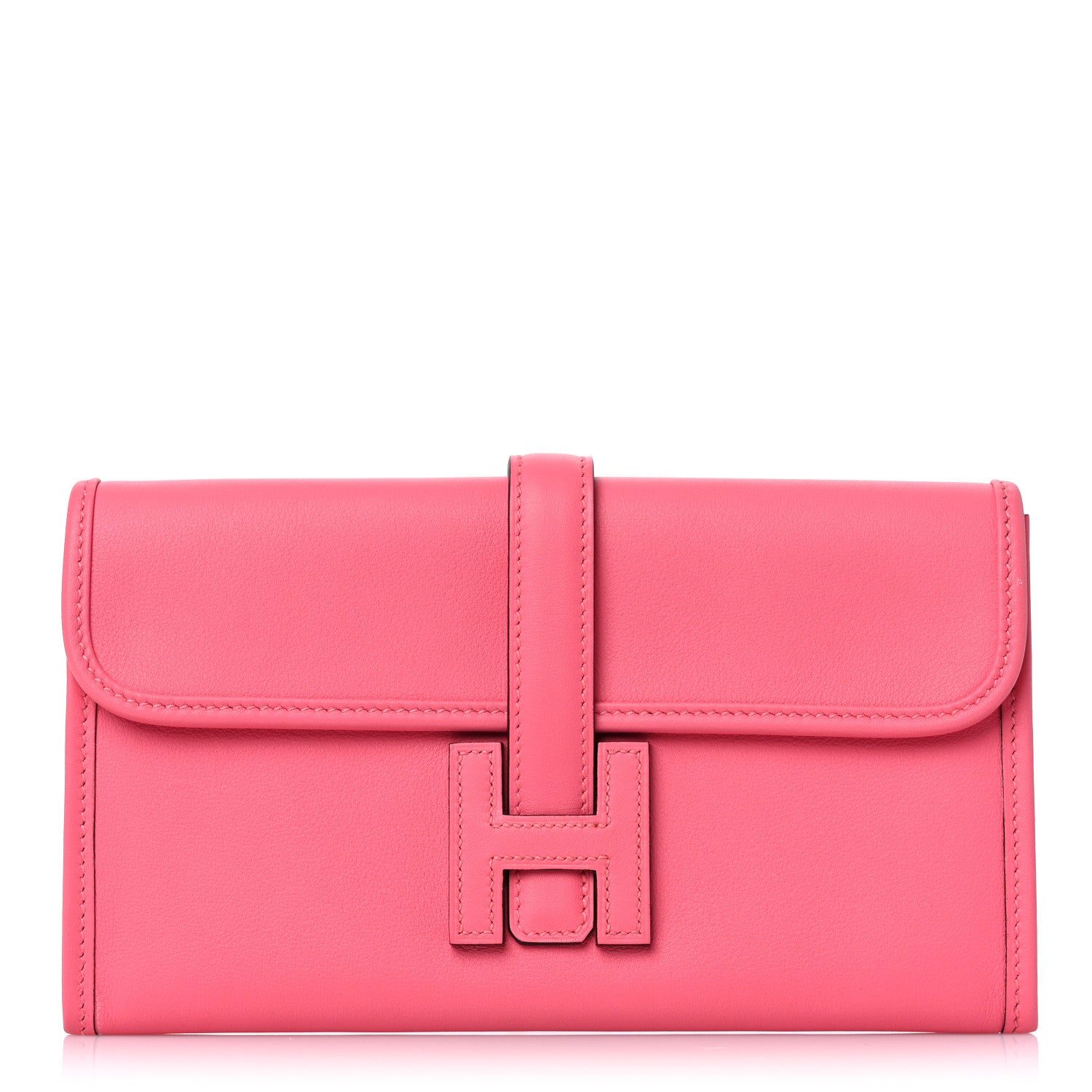 Hermes Swift Jige Duo Clutch Rose Azalee 1 of 8