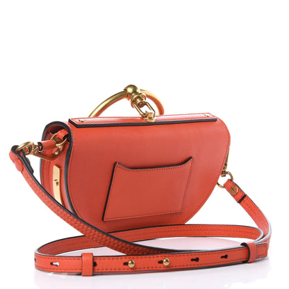 Chloe Calfskin Small Nile Bracelet Minaudiere Bag Sepia Red 3 of 6