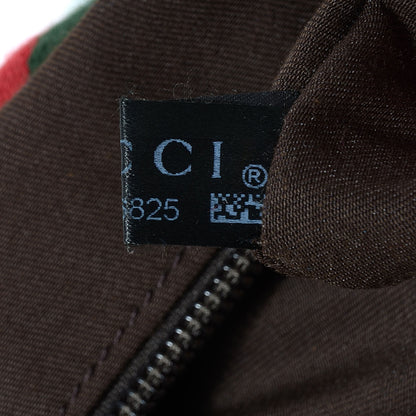 Gucci GG Monogram Medium Web Handle Bucket Tote Brown 9 of 9