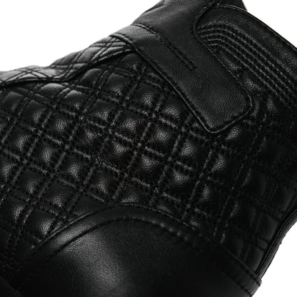Chanel Lambskin Quilted Cap Toe Short Boots 36.5 Black 12 of 12