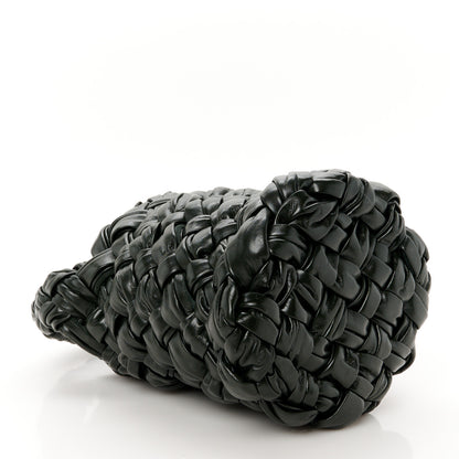 Bottega Veneta Calfskin Intrecciato Kalimero Bucket Bag Dark Green 5 of 11