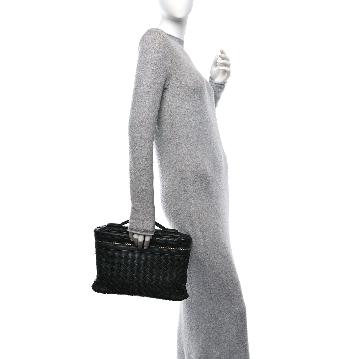 Bottega Veneta Calfskin Intrecciato Document Holder Black 2 of 7