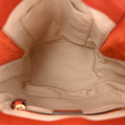 Chloe Suede Calfskin Small Faye Backpack Sepia Red 5 of 11