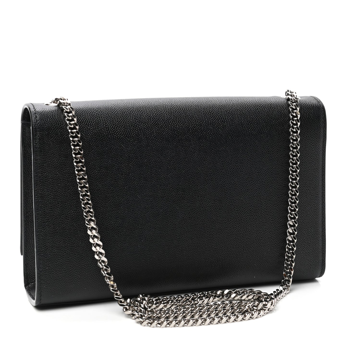 Grain De Poudre Medium Classic Monogram Kate Satchel Black