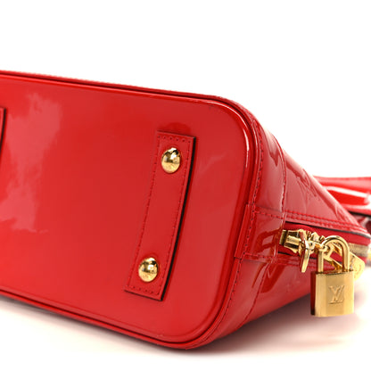 Louis Vuitton Vernis Alma BB Cherry 10 of 10
