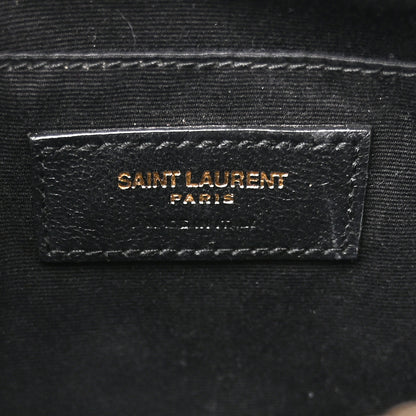 Saint Laurent Calfskin Matelasse Monogram Lou Camera Bag Dark Beige 6 of 16