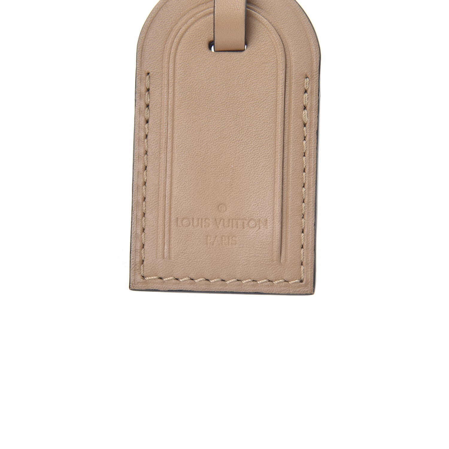 Louis Vuitton Calfskin Small Luggage Tag Sesame 3 of 4