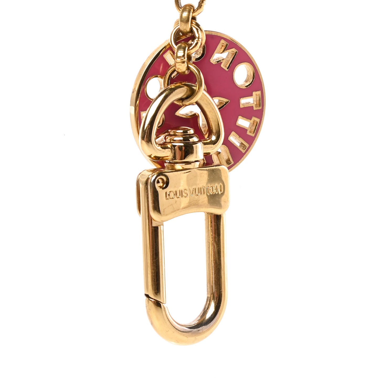 Enamel Looping Key Chain Bag Charm Multicolor