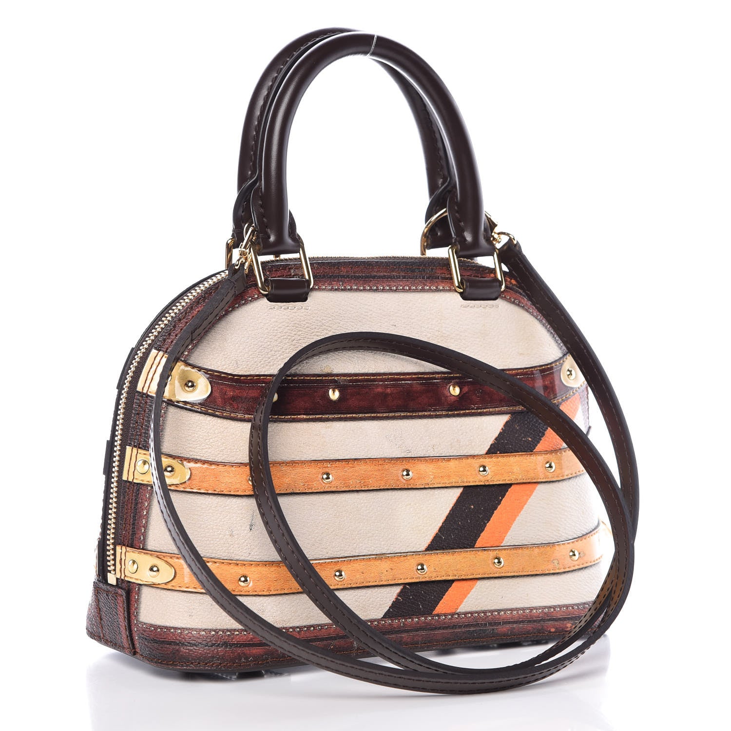 Louis Vuitton Transformed Canvas Time Trunk Alma BB Beige 3 of 11