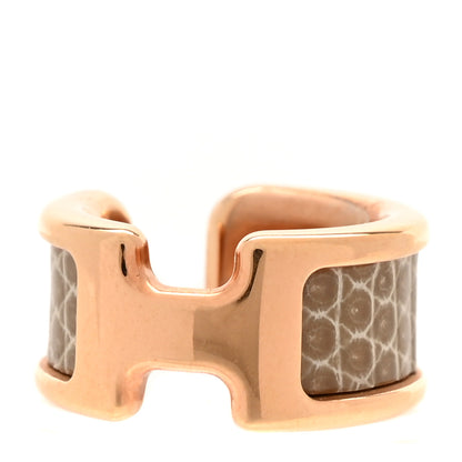 Hermes Lizard Olympe Ear Cuff PM Ficelle 1 of 4