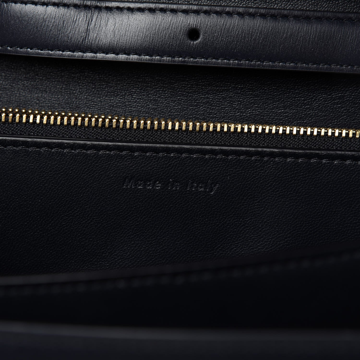 Celine Box Calfskin Medium Classic Box Flap Bag Navy 9 of 10