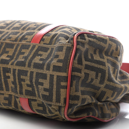 Fendi Zucca Shoulder Bag Tobacco Red 7 of 9