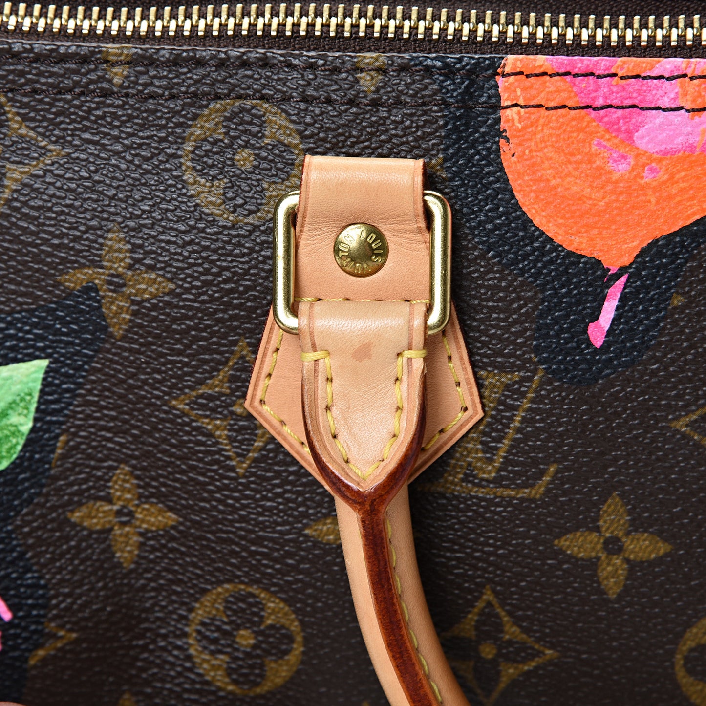 Monogram Roses Speedy 30