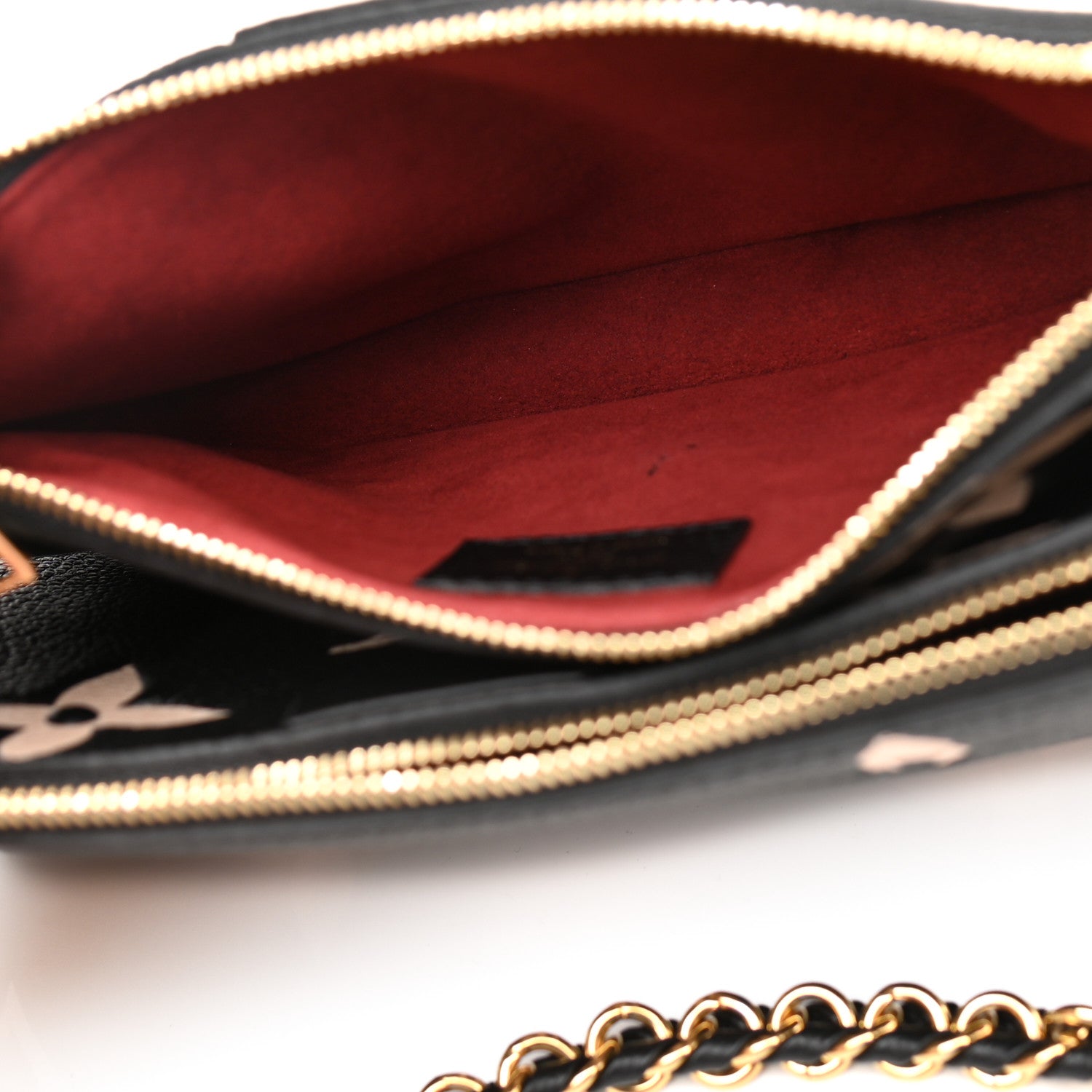 Louis Vuitton Empreinte Monogram Giant Multi Pochette Accessories Black Beige 5 of 11