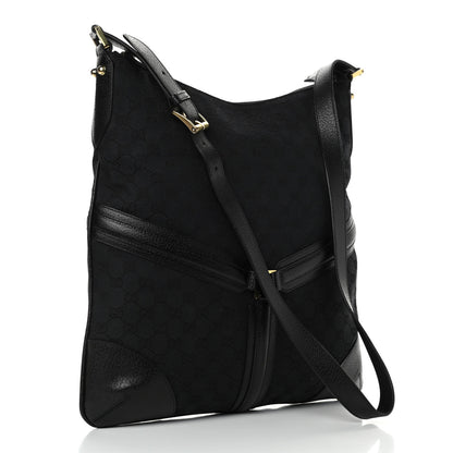 Gucci Monogram Interlocking GG Messenger Bag Black 2 of 4