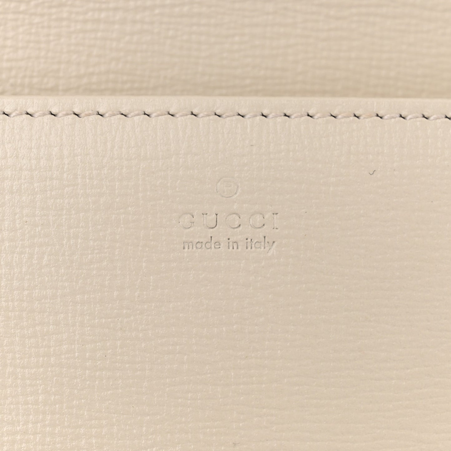 GG Supreme Monogram Azalea Calfskin Horsebit 1955 Wallet On Chain Beige Ebony Mystic White