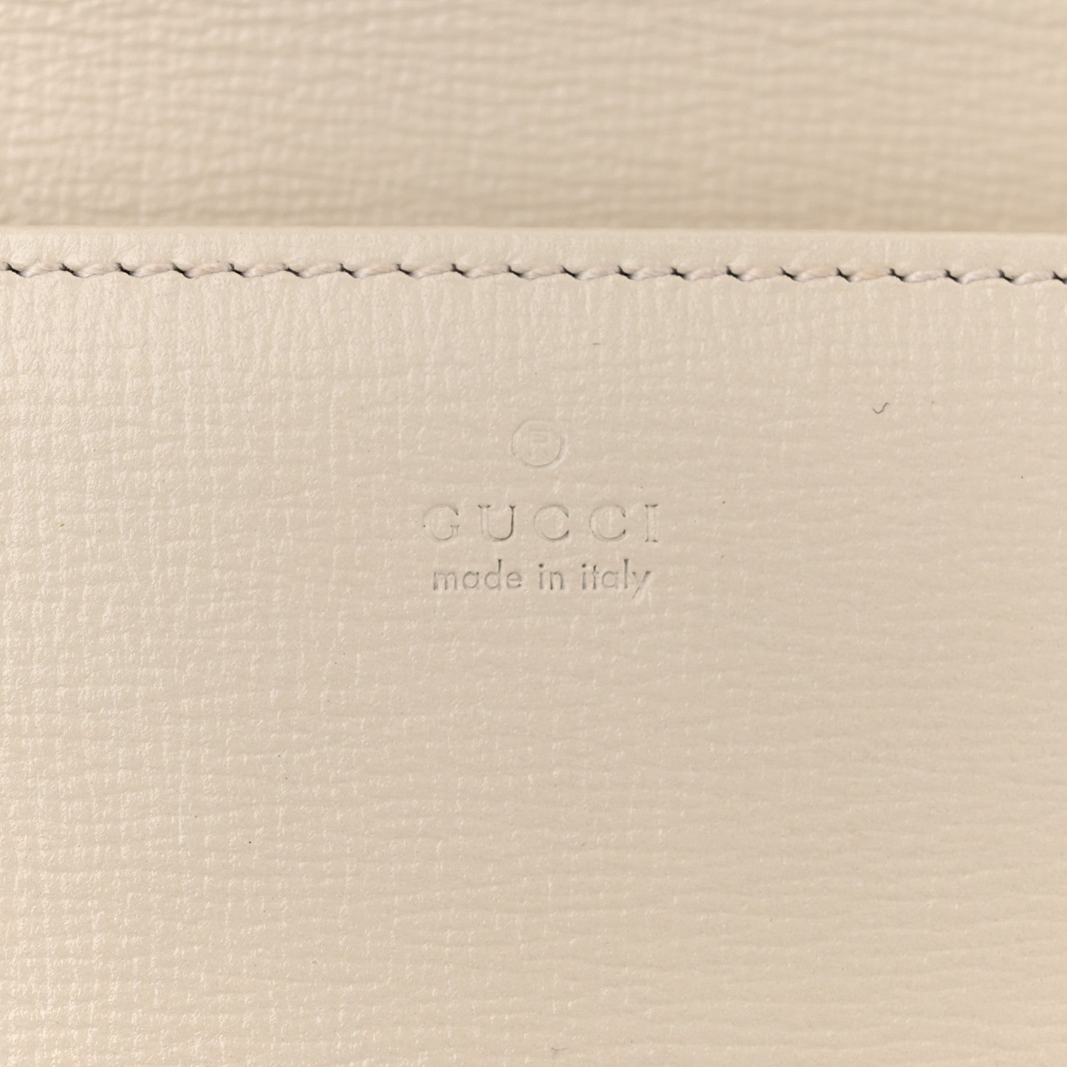 Gucci GG Supreme Monogram Azalea Calfskin Horsebit 1955 Wallet On Chain Beige Ebony Mystic White 6 of 12