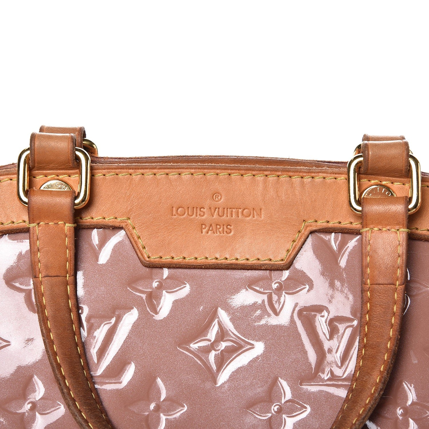Louis Vuitton Vernis Brea MM Rose Velours 7 of 34