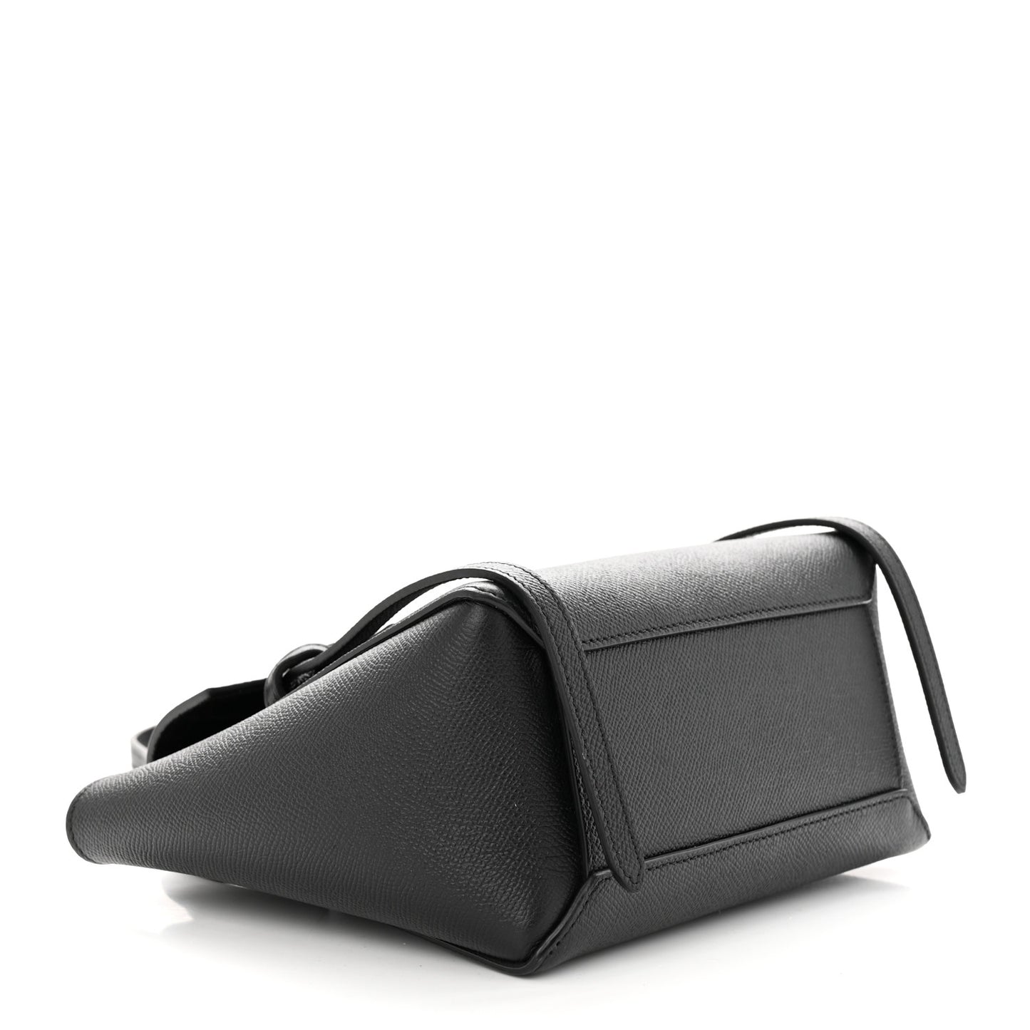 Grained Calfskin Nano Belt Bag Black