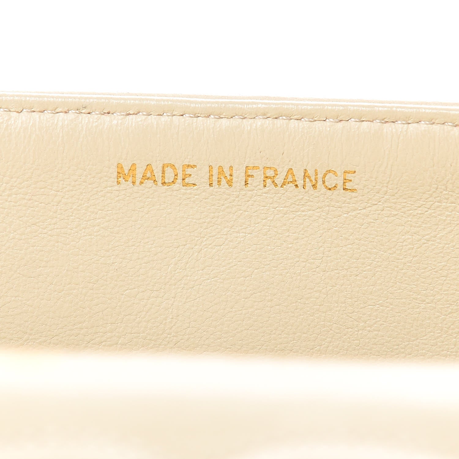 Chanel Lambskin Chevron Quilted Medium Double Flap Beige 8 of 24