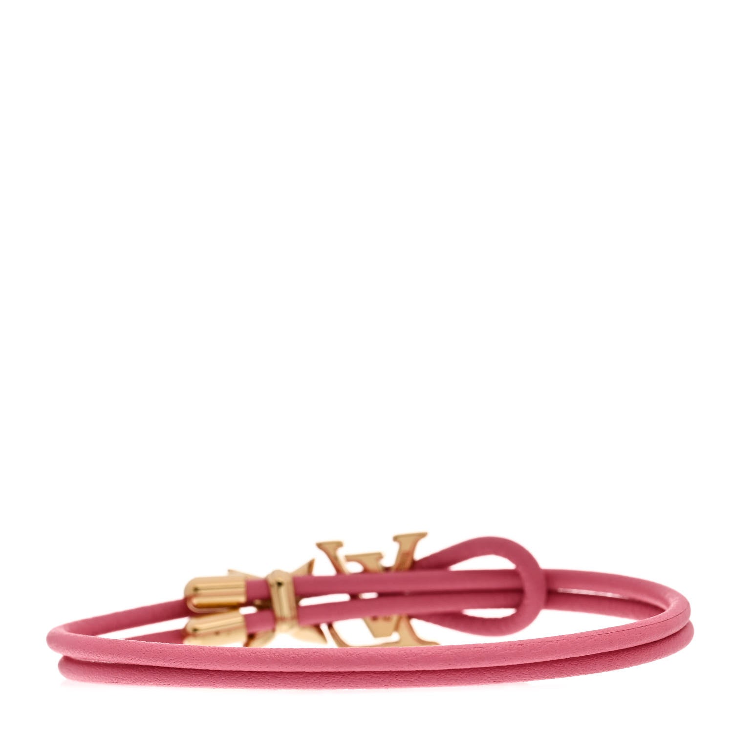 Louis Vuitton Calfskin Bloom Bracelet Pink 3 of 4