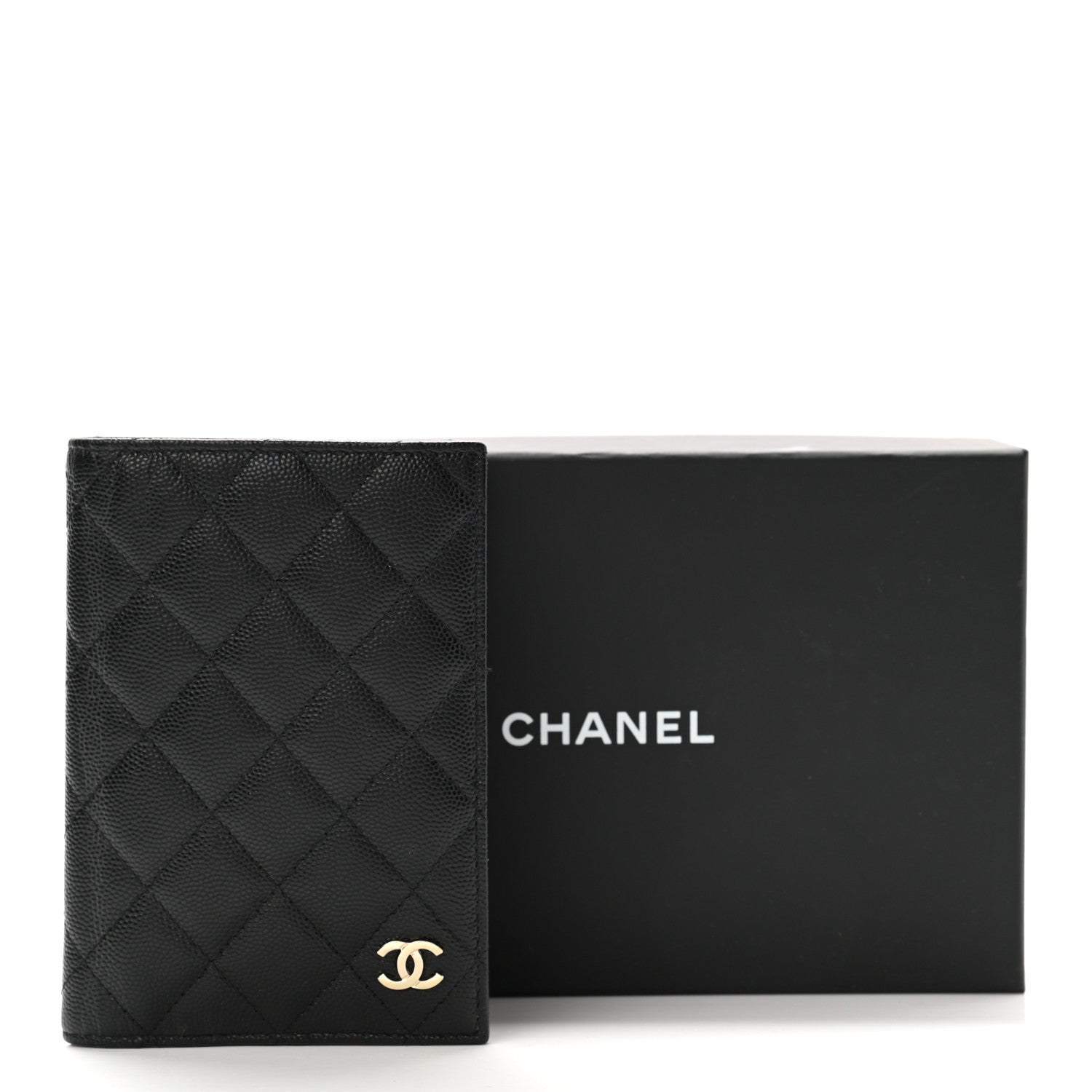 Chanel Caviar Quilted Passport Holder Black 10 of 10