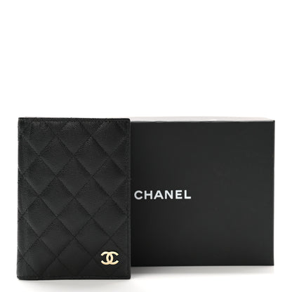 Chanel Caviar Quilted Passport Holder Black 10 of 10