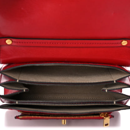 Givenchy Goatskin Quilted Small GV3 Shoulder Bag Vermilion 5 of 13