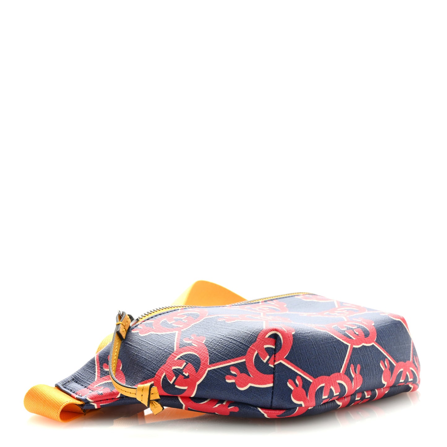 Coated Canvas Interlocking G Snail Childrens Belt Bag Blue