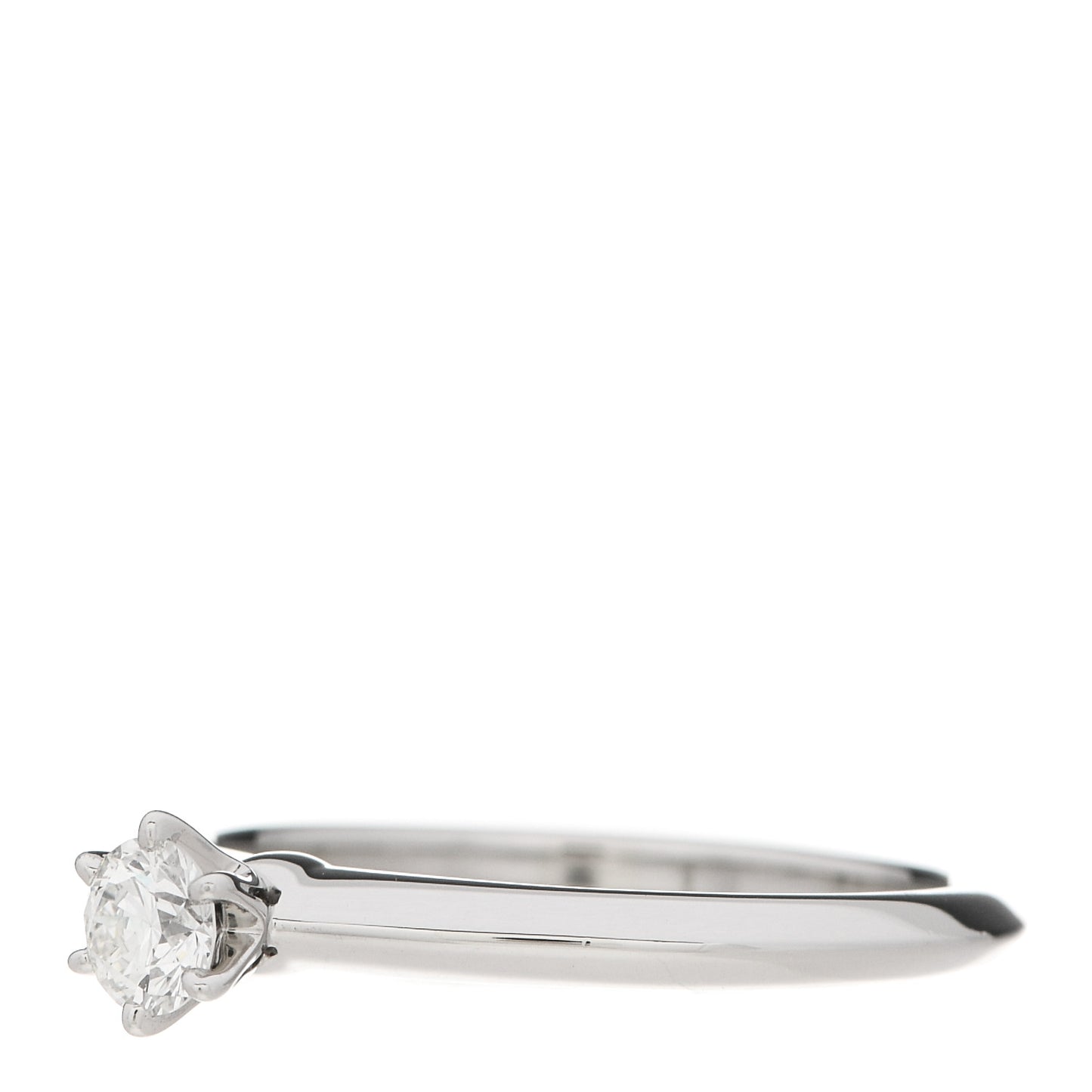 Platinum Diamond .22ct Solitaire Engagement Ring 51 5.75