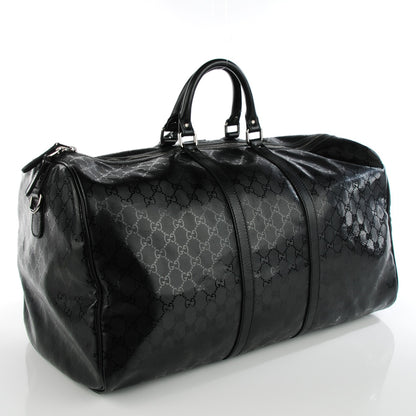 Gucci Imprime Monogram Large Carry On Duffle Black 3 of 7