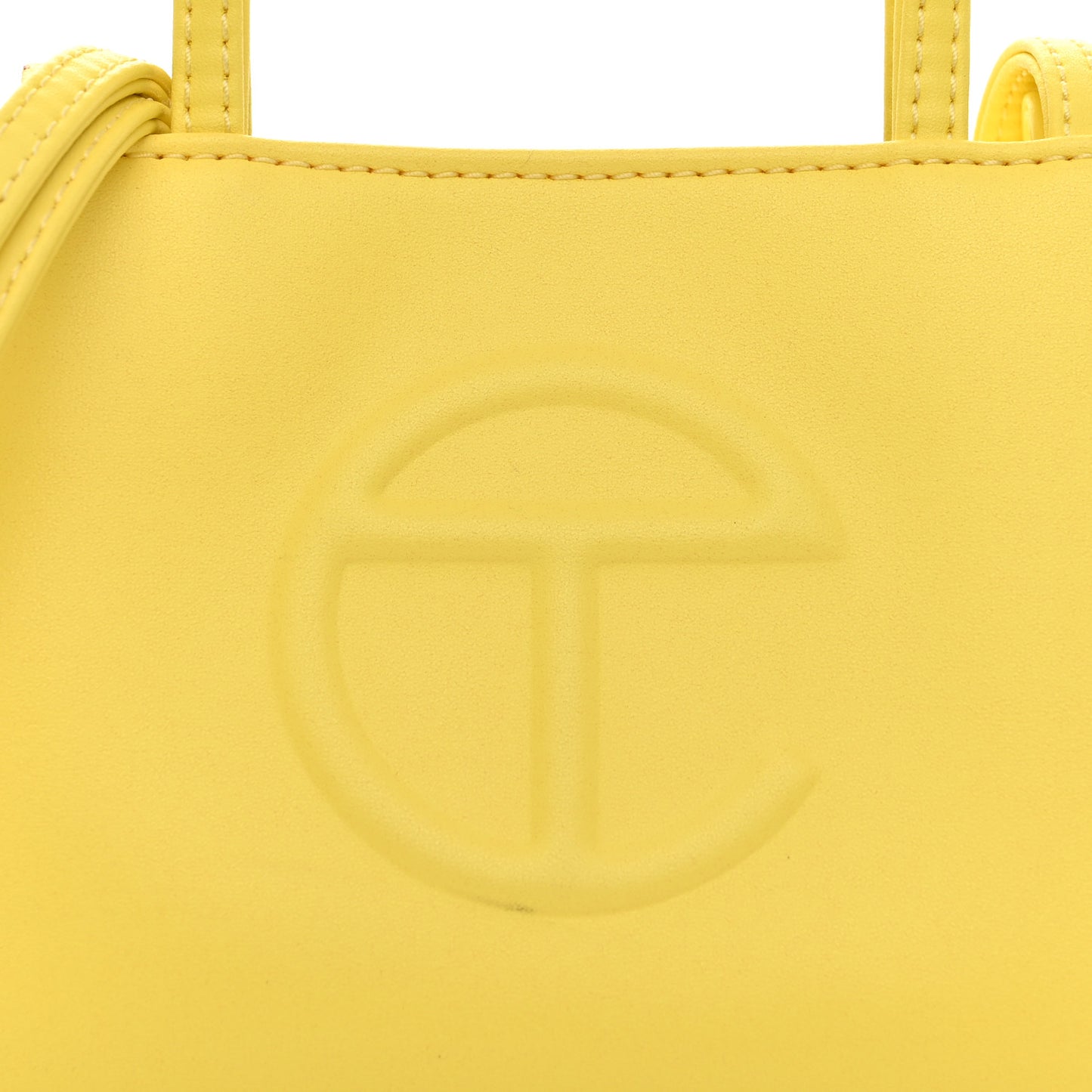 Vegan Leather Small Shopping Bag Margarine