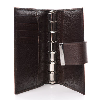 Gucci Monogram Small Ring Agenda Dark Brown 5 of 10